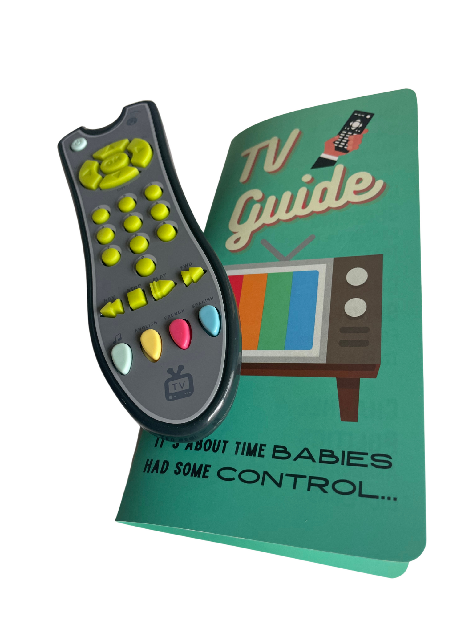 Toy TV Remote Control For Toddlers - Pretend Channel Clicker – Don't Play  With That!