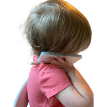 Cargar imagen en el visor de la galería, Toddler Makes Pretend Phone Call To Grandma On Toy Smartphone
